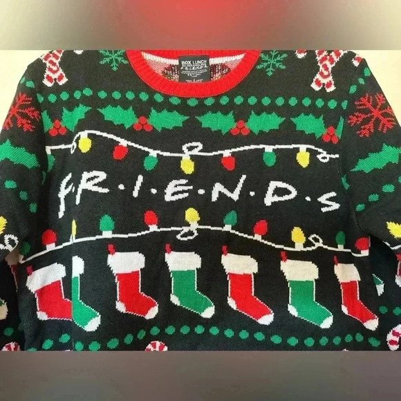 NWT Box Lunch Friends Christmas Sweater - Picture 2 of 5